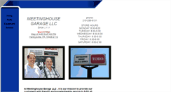 Desktop Screenshot of meetinghousegarage.com
